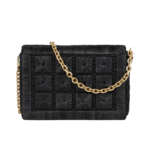 sac raphia luxe noir