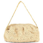 maxi clutch en raphia naturel fait main
