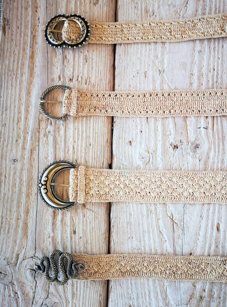 ceinture en raphia joy